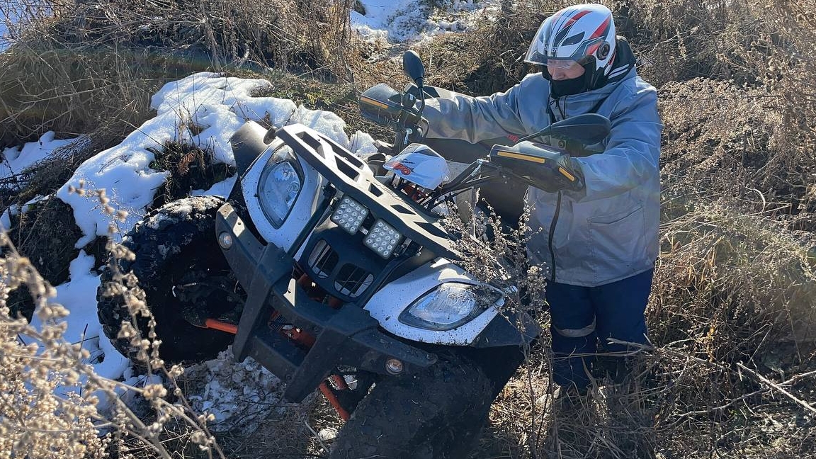 По неизведанным тропам на квадроцикле.