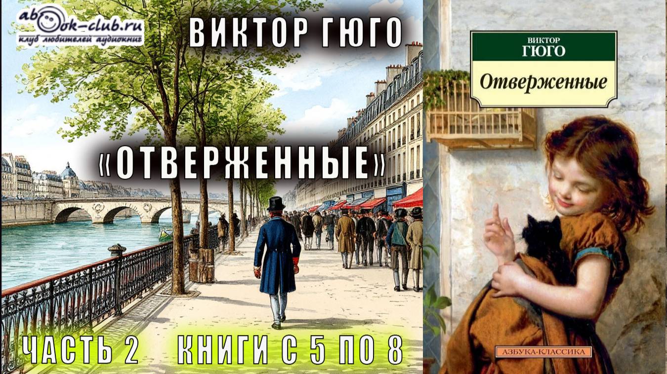 Виктор Гюго "Отверженные" (часть 2 с книги 5-й главы 3-й по книгу 8-ю главу 4-ю)