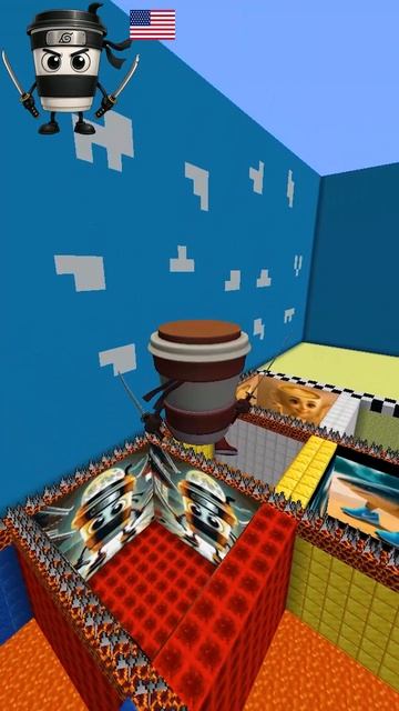 Italian Brainrot Vs Squid Game Lava Jump #shorts #minecraft #brainrot смотреть онлайн