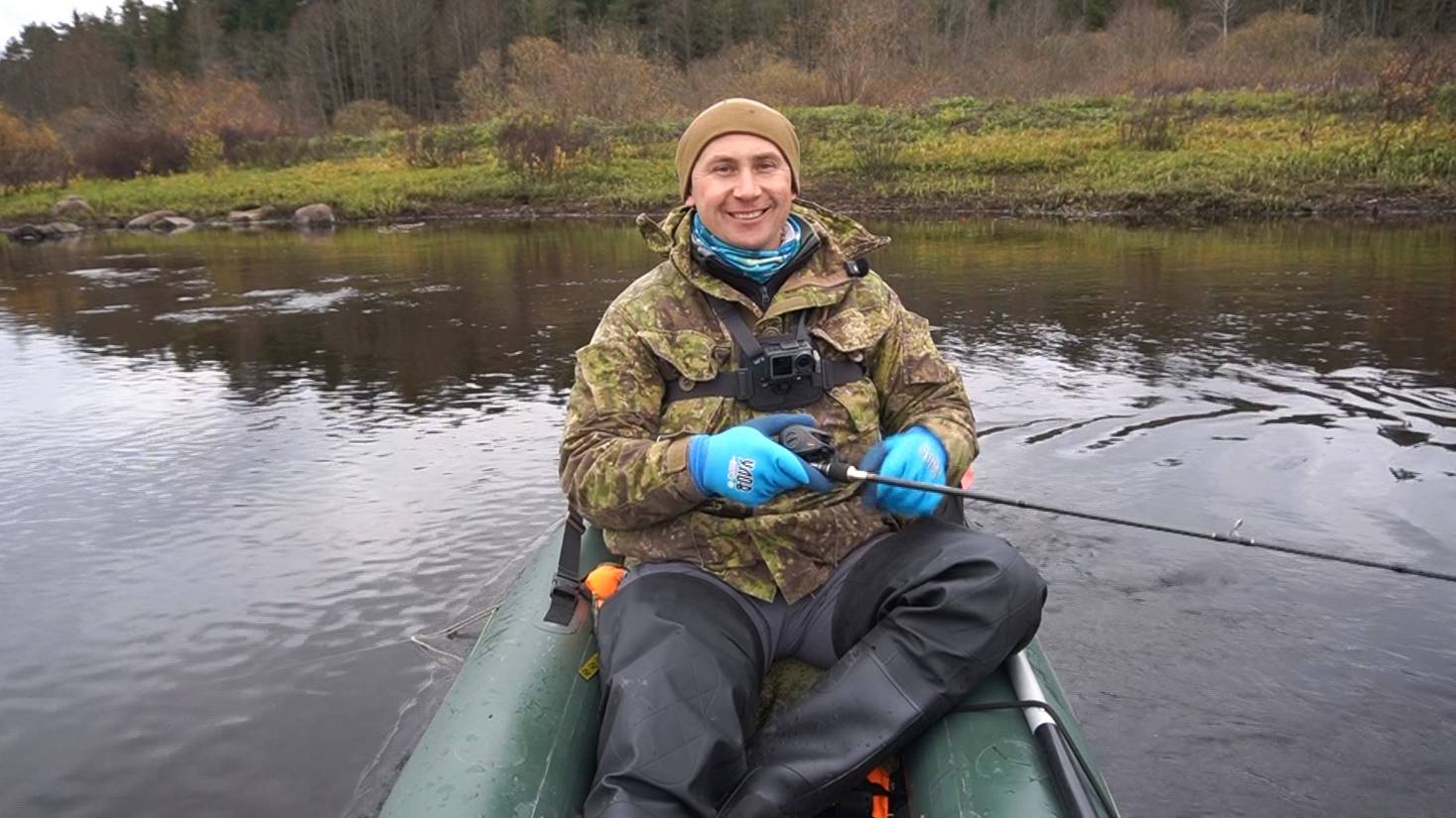 Сплавная рыбалка. Река Луга. Осень 2025. смотреть онлайн