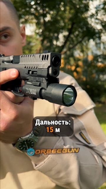 Тестируем дальность и мощность пистолета S&W смотреть онлайн