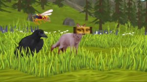 Я малыш лиса, и за мной ухаживают🤭