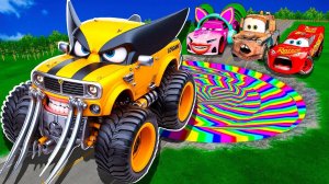 Машинки летают и прыгают! Развивающие мультики Машины помощники. Мультфильмы про машинки