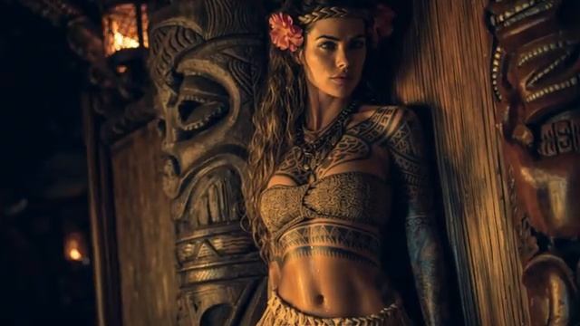 Glamorous Hawaiian Warrior Women