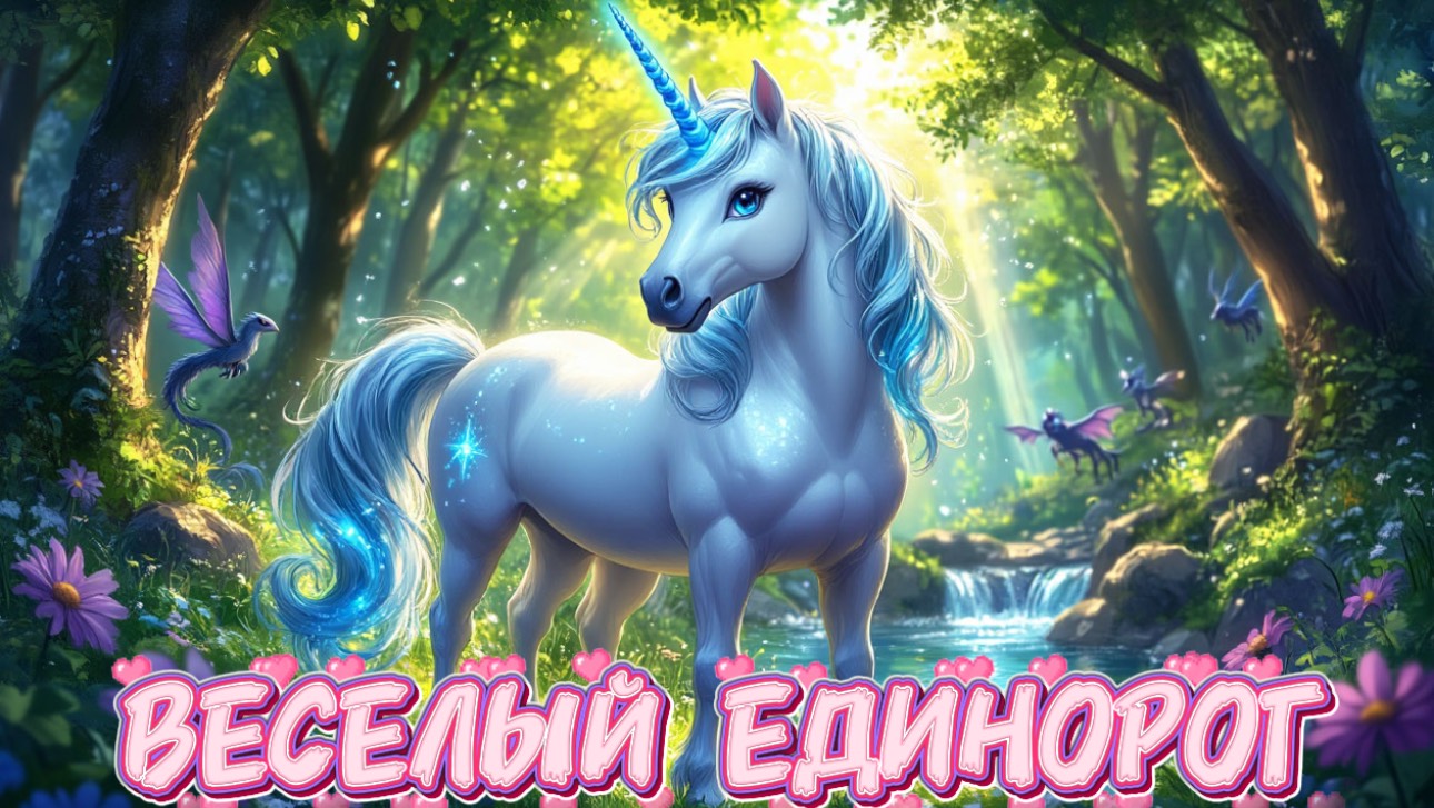 ВЕСЕЛЫЙ ЕДИНОРОГ , песенки для детей , видео для детей смотреть онлайн