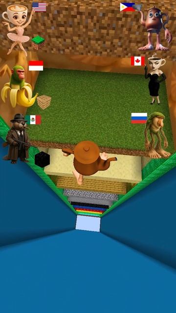 Italian Brainrot Vs Squid Game Sky Jump #shorts #minecraft #brainrot смотреть онлайн