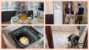 Посолила САЛО. Опять прошу СОВЕТА. Комната готова. Луковый ХЛЕБ.