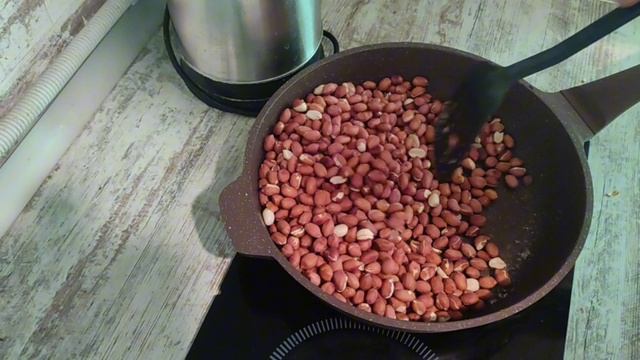 Как пожарить сырой арахис?#арахис