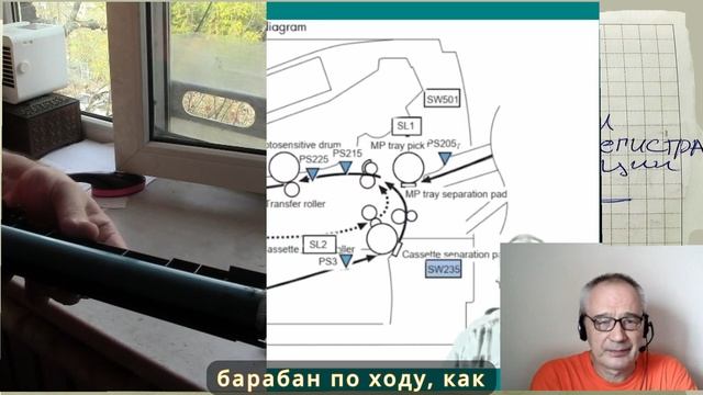 Неисправность картриджа (застревание бумаги) смотреть онлайн