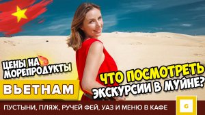 #3 ВЬЕТНАМ ЧТО ПОСМОТРЕТЬ В МУЙНЕ? ПУСТЫНИ, ЭКСКУРСИИ, РУЧЕЙ ФЕЙ, ЦЕНЫ НА МОРЕПРОДУКТЫ, ПЛЯЖ