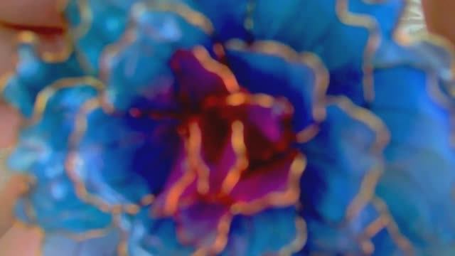 Основы работы со смолой Витраль. Лепестки с прожилками без пайки смотреть онлайн