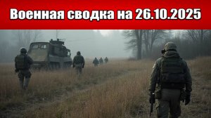 «ВСУ в котле: Русская Армия завершает окружение Покровской воронки!»: Военная сводка на 26.10.2025