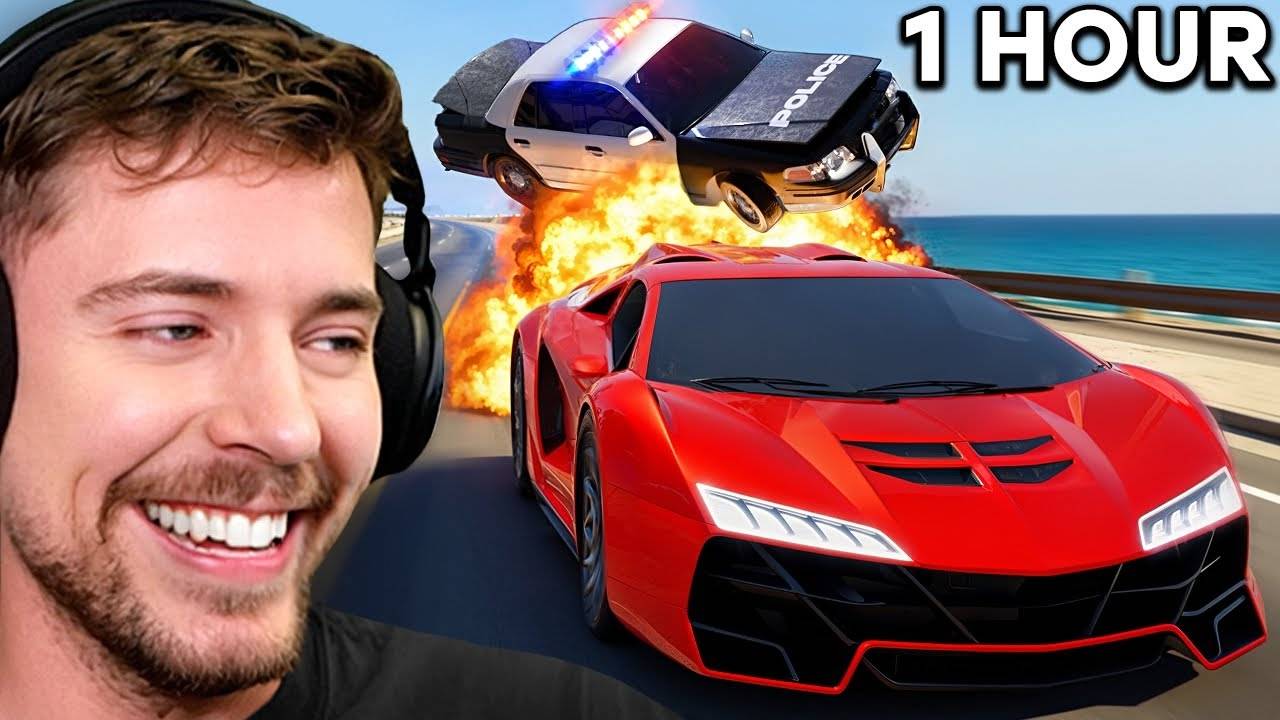 МИСТЕР БИСТ - 1 ЧАС ЭПИЧНОГО ГТА - GTA смотреть онлайн