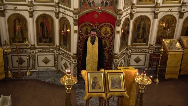 Память Иверской иконы Божией Матери и святых отцов VII Вселенского Собора смотреть онлайн