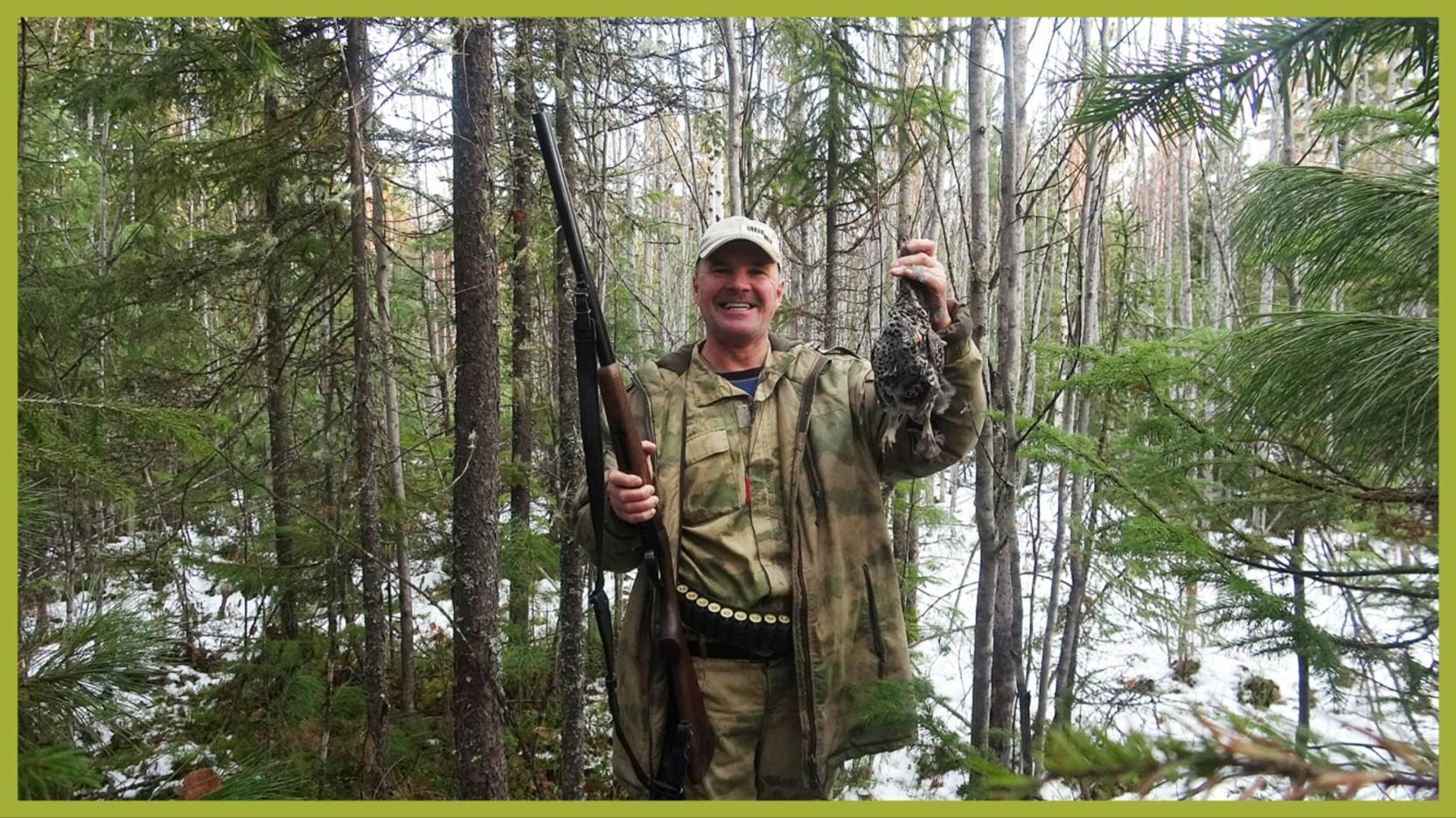 Добыл первого рябчика. Прогулка по лесу. смотреть онлайн