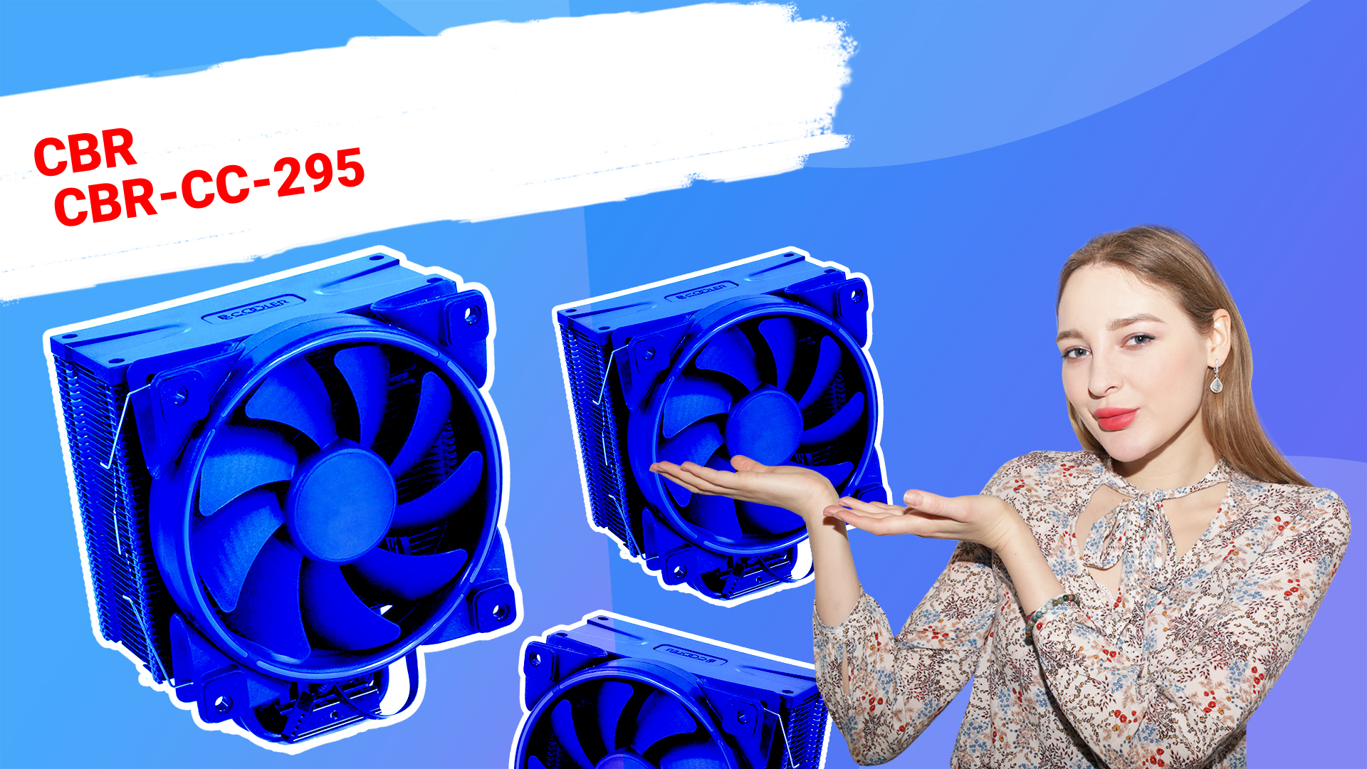 НИКС Компьютерный Супермаркет: видео про Кулер для процессора CBR CBR-CC-295 смотреть онлайн