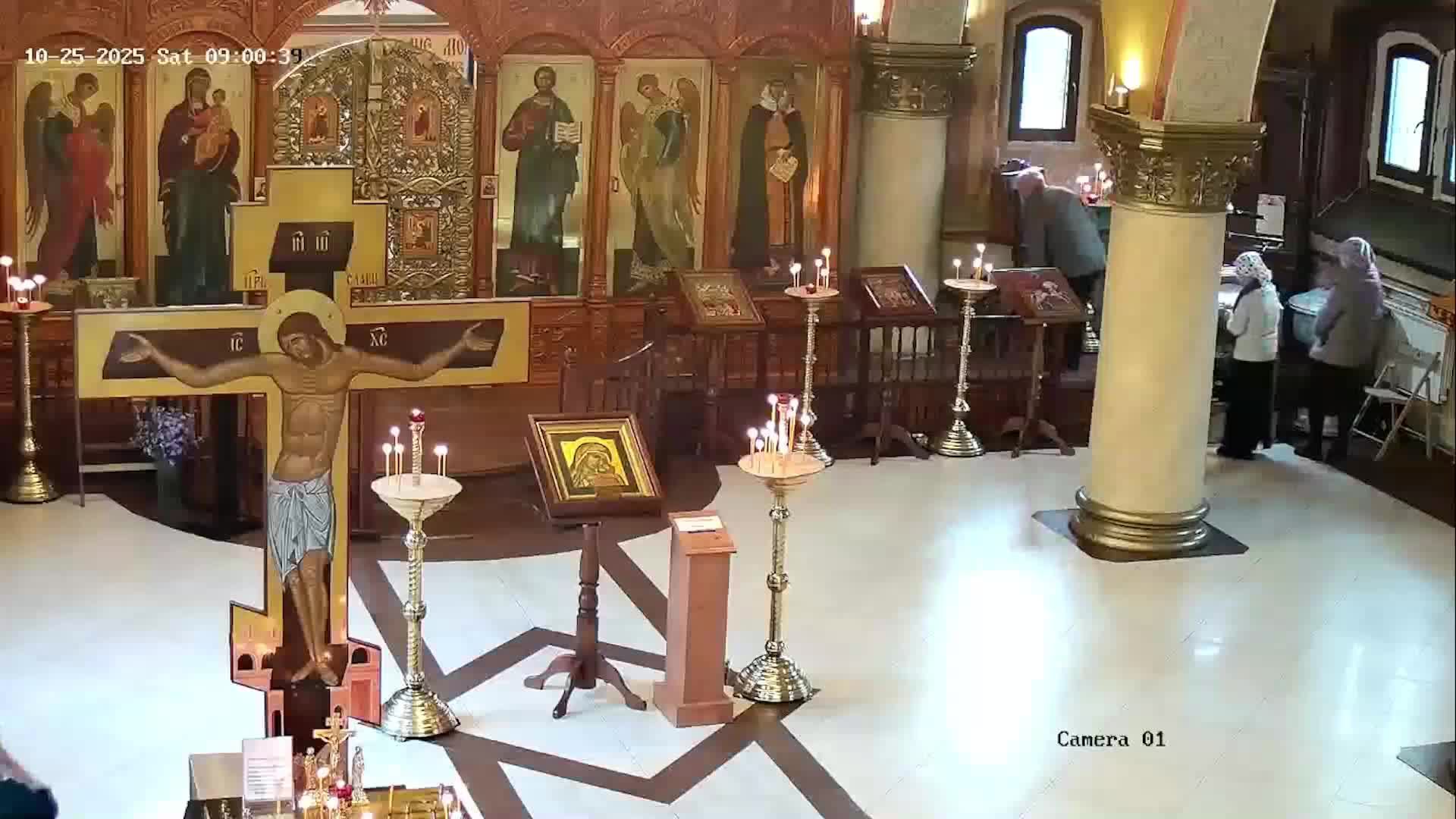 Божественная литургия, заупокойная лития. 25.10.2025 в 9-00. смотреть онлайн