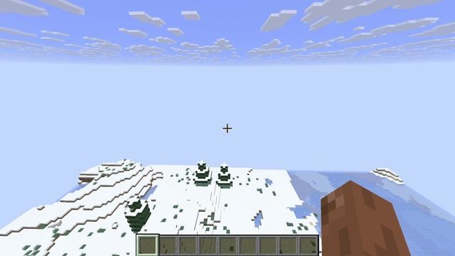 Minecraft но я прилетаю до границы мира и то другой