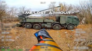 Чёткое уничтожение САУ 2С22 "Богдана" ВСУ (на шасси грузовика TATRA)