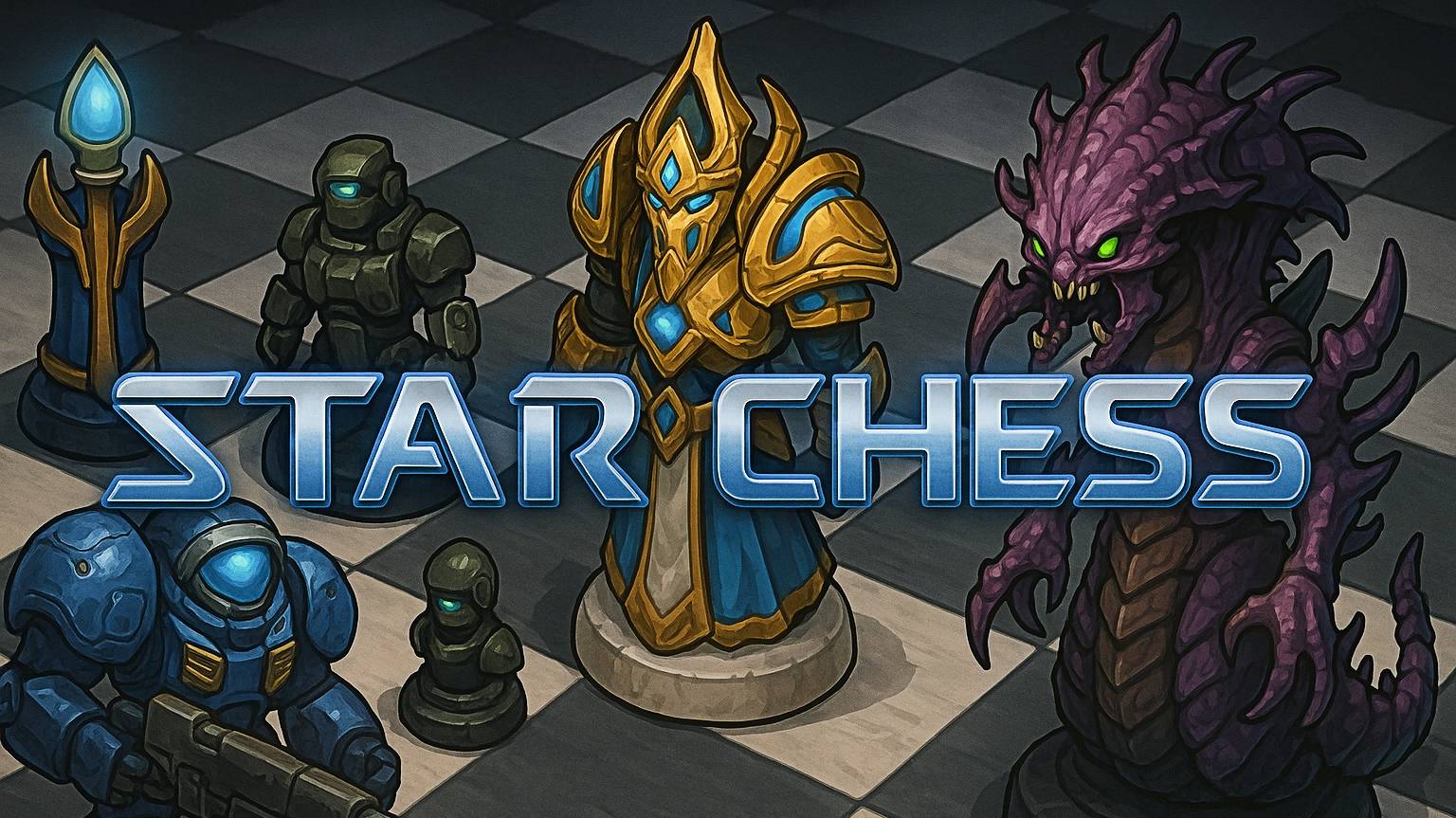 StarCraft 2 [STAR CHESS] ♟️🌠 Я В ПРИНЦИПЕ НЕ ЛЮБЛЮ ШАХМАТЫ, А ТУТ ТАКОЕ ‼️ #StarCraft #YoSquad смотреть онлайн