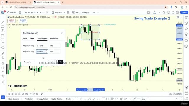 2 -Swing Trade Example 2 AUDUSD смотреть онлайн