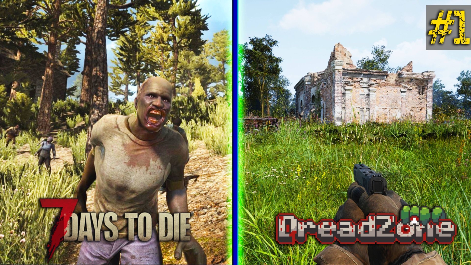 УБИЙЦА 7 DAYS TO DIE|ВЫЖИВАНИЕ, СТРОИТЕЛЬСТВО, КРАФТ #1