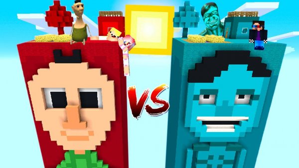 😨ЧАНК ХАМУД ХАБИБИ ПРОТИВ ЧАНК ГОСТЯ В МАЙНКРАФТ! ШЕДИ ЛЕСКА И НУБИК MINECRAFT