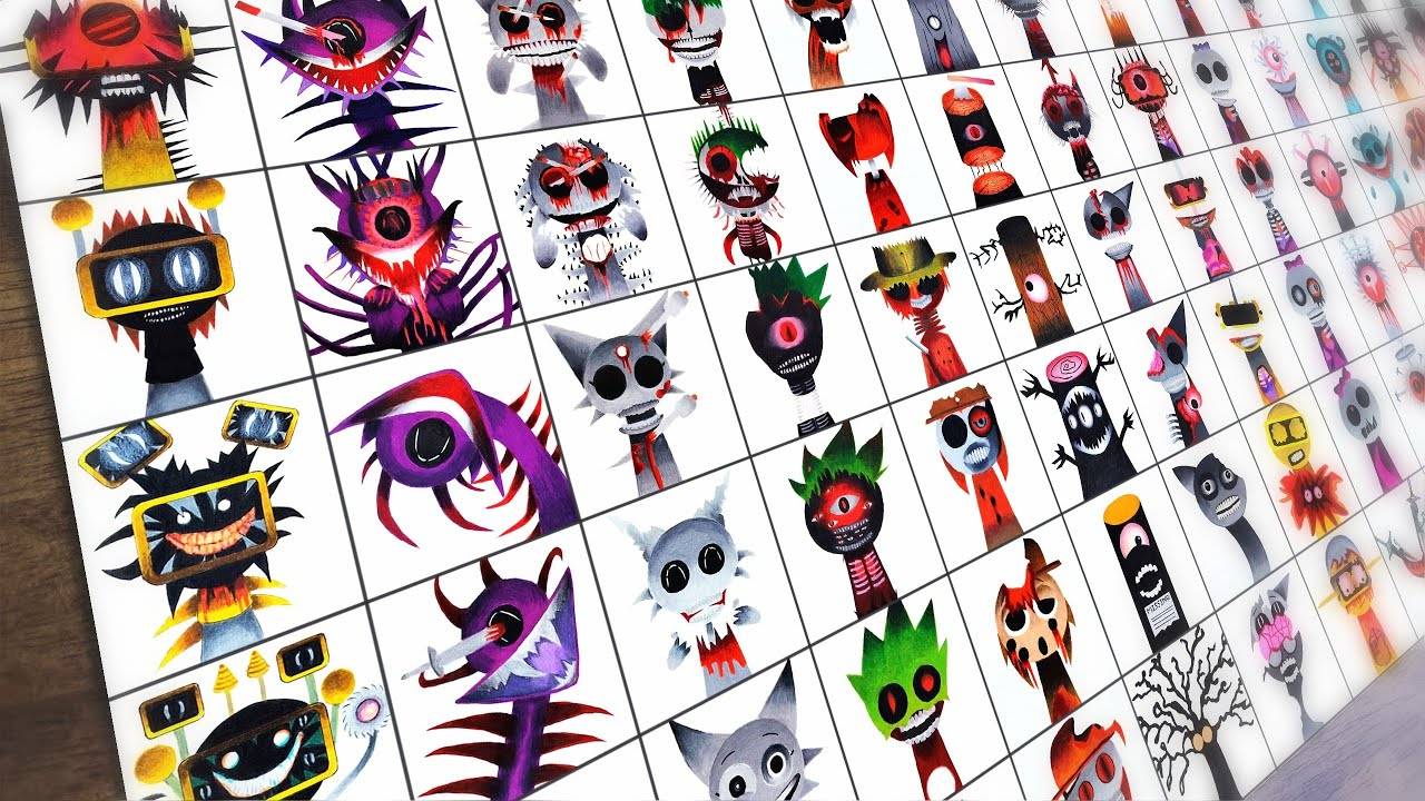 Рисуем Все Фазы с 7 по 12 Sprunki Incredibox 🎨✨🎵😍 смотреть онлайн