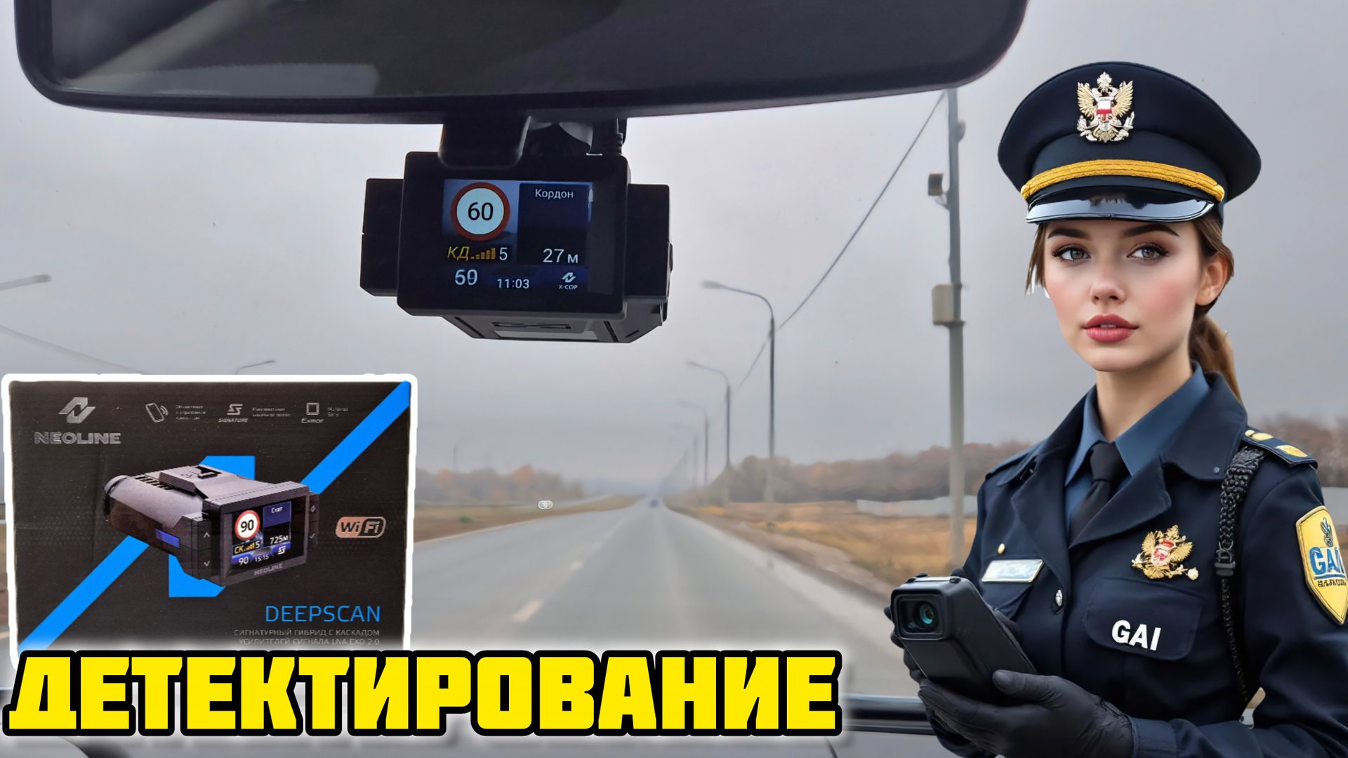 Сигнатурный гибрид Neoline DEEPSCAN WI-FI BLACK, примеры детектирования #neoline #deepscan #детектор смотреть онлайн