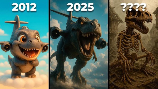 Эволюция Nuclearo Dinossauro - Итальянская мозговая гниль