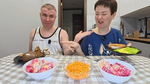 Мукбанг СУХПАЙ для Вована! НАДЕЖДА умираем последней! Удача нам НЕ ПО КАРМАНУ! Семейный ужин Россия