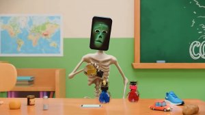 ТЕЛЕФОНОСКЕЛЕТ СМЕШАЛ НЕ ТО НА УРОКЕ ФИЗИКИ В БРЕЙНРОТ ШКОЛЕ И... / Италиан Браинрот Анимации #75