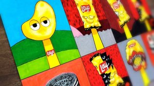 Рисуем Incredibox Sprunki Lays с 1 по 5 фазу 🎨✨🍟🎵😍