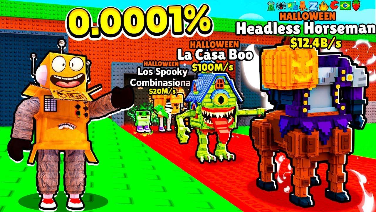 Я ПОЛУЧИЛ ВСЕХ СЕКРЕТНЫХ 0.0001% ХЕЛЛОУИН БРЕНЙРОТОВ АДМИНА! НОВАЯ БАЗА в ROBLOX Steal a Brainrot смотреть онлайн