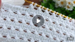 Узор крючком в тунисской технике вязания 🙂 #тунисскоевязание #всевжизнисвязано #вязаниекрючком