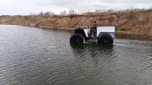 поплавали на вездеходе