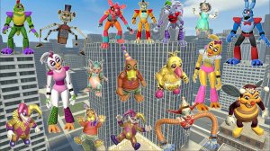 Секрет мимического эксперимента аниматроников в большом городе в гаррис моде