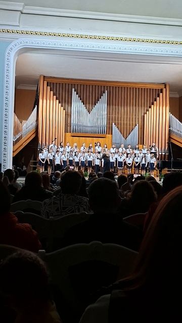 Чистая гармония звуков 💙 #chorus #concert #emotion смотреть онлайн