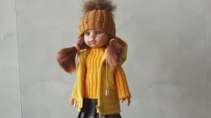 ВОТ ТАКУЮ ОСЕННЮЮ ОДЕЖДУ ДЛЯ СВОИХ КУКОЛ Я СВЯЗАЛА И СШИЛА ЗА ЭТИ ДНИ  одежда для кукол,  DIY,