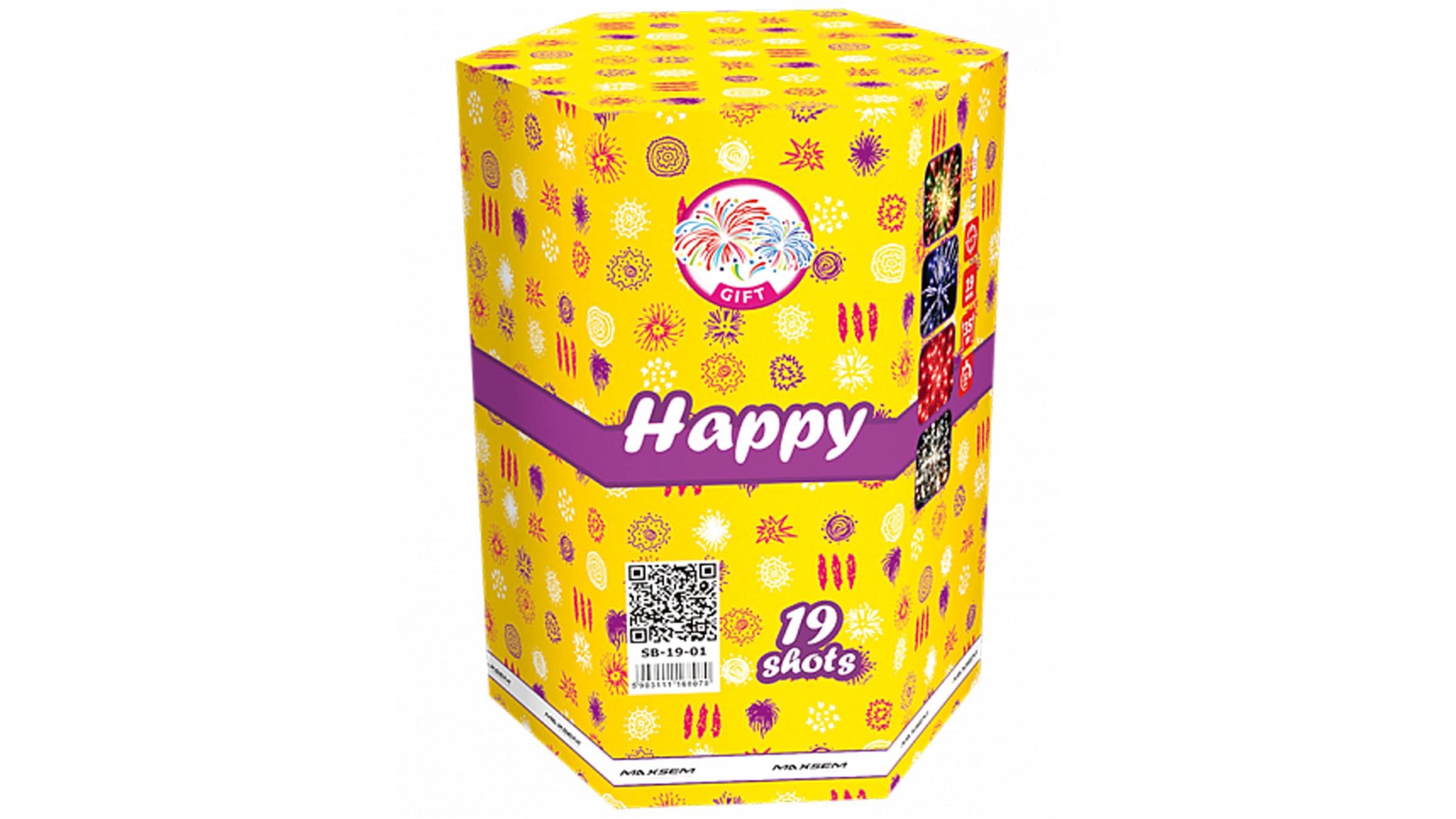 SB-19-01 Салют "HAPPY" (1,2" х 19 залпов) "Maxsem" смотреть онлайн