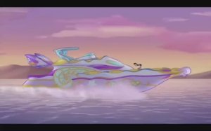 корабли уходят на закат