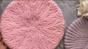 Берет бриошь крючком 1 часть