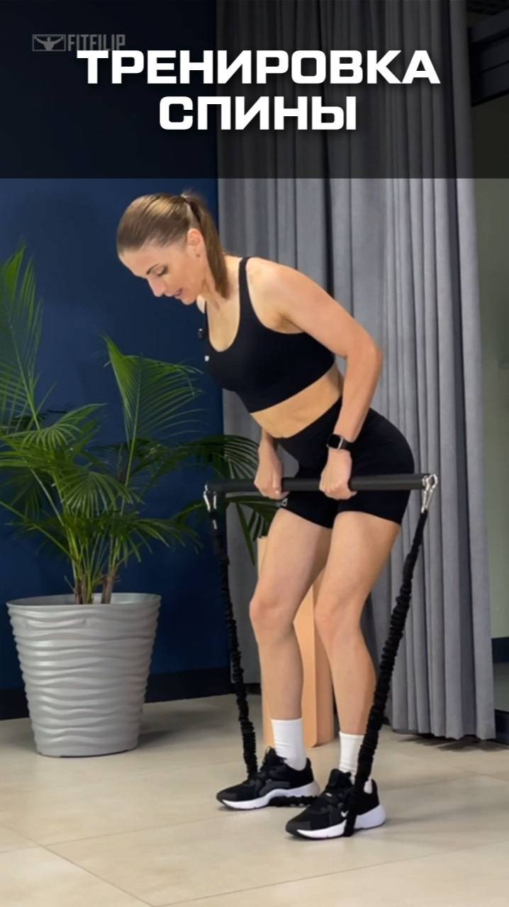 Тренировка 8: спина с грифом и трубчатыми эспандерами смотреть онлайн