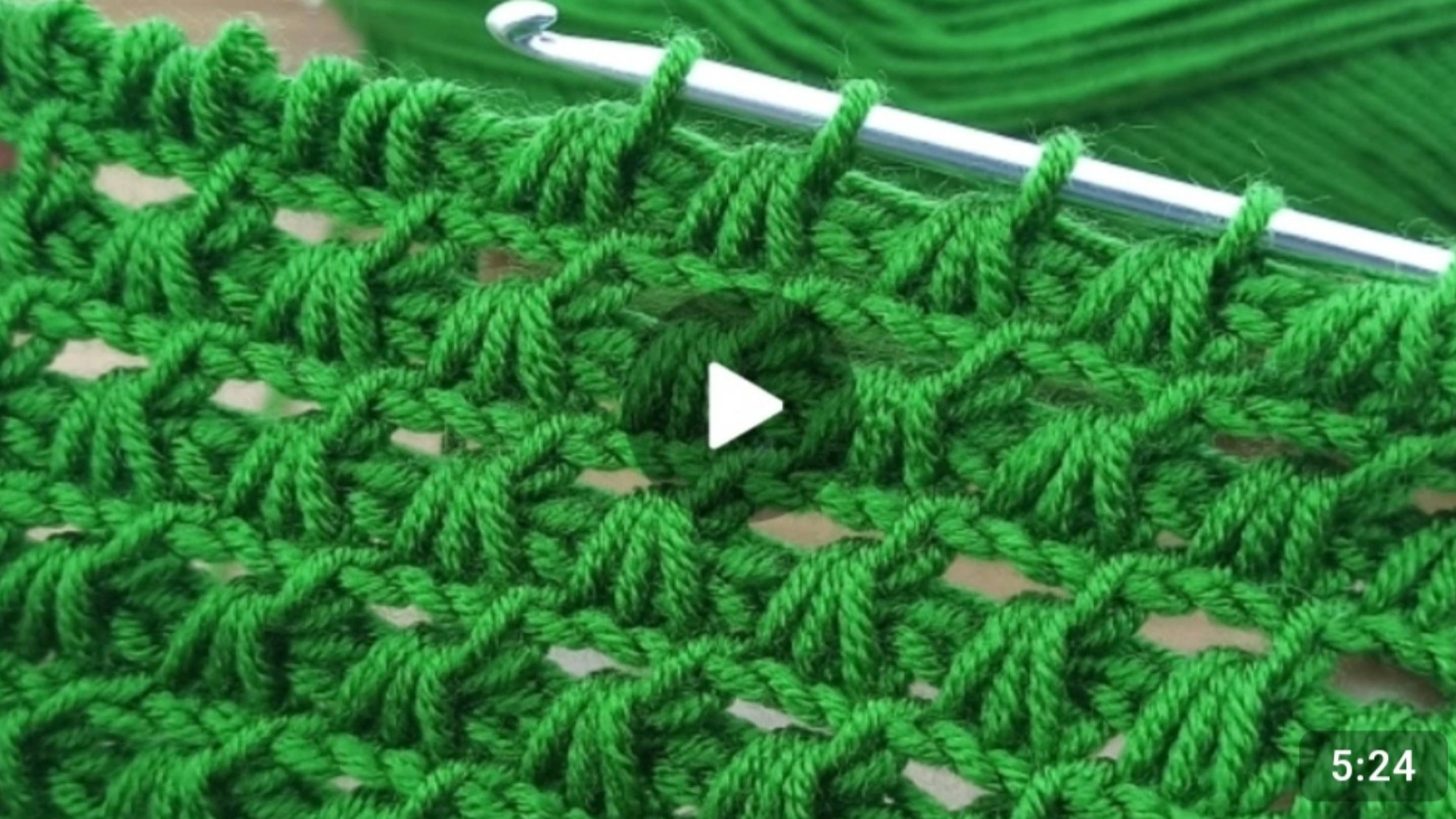 Узор крючком в тунисской технике вязания 🙂 #тунисскоевязание #всевжизнисвязано #вязаниекрючком смотреть онлайн