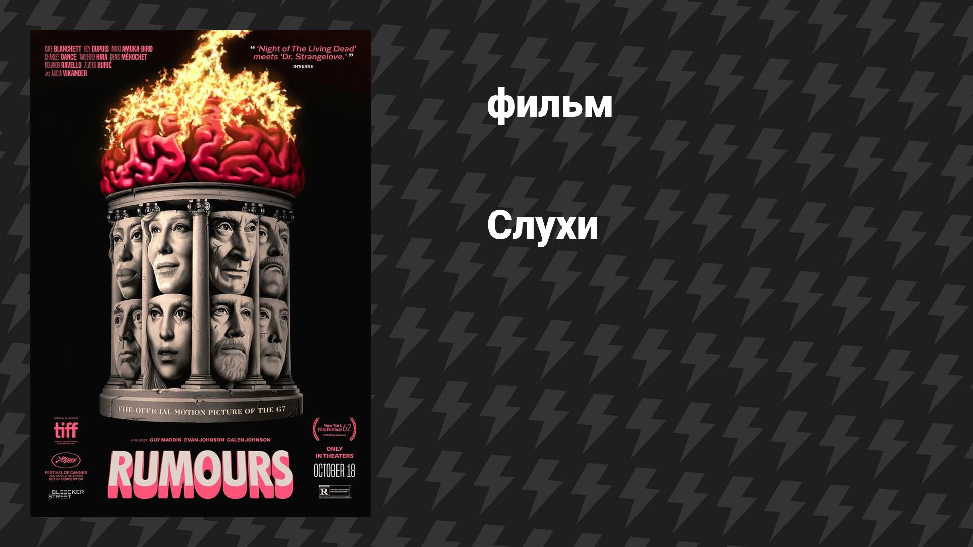 Слухи (фильм, 2024) смотреть онлайн