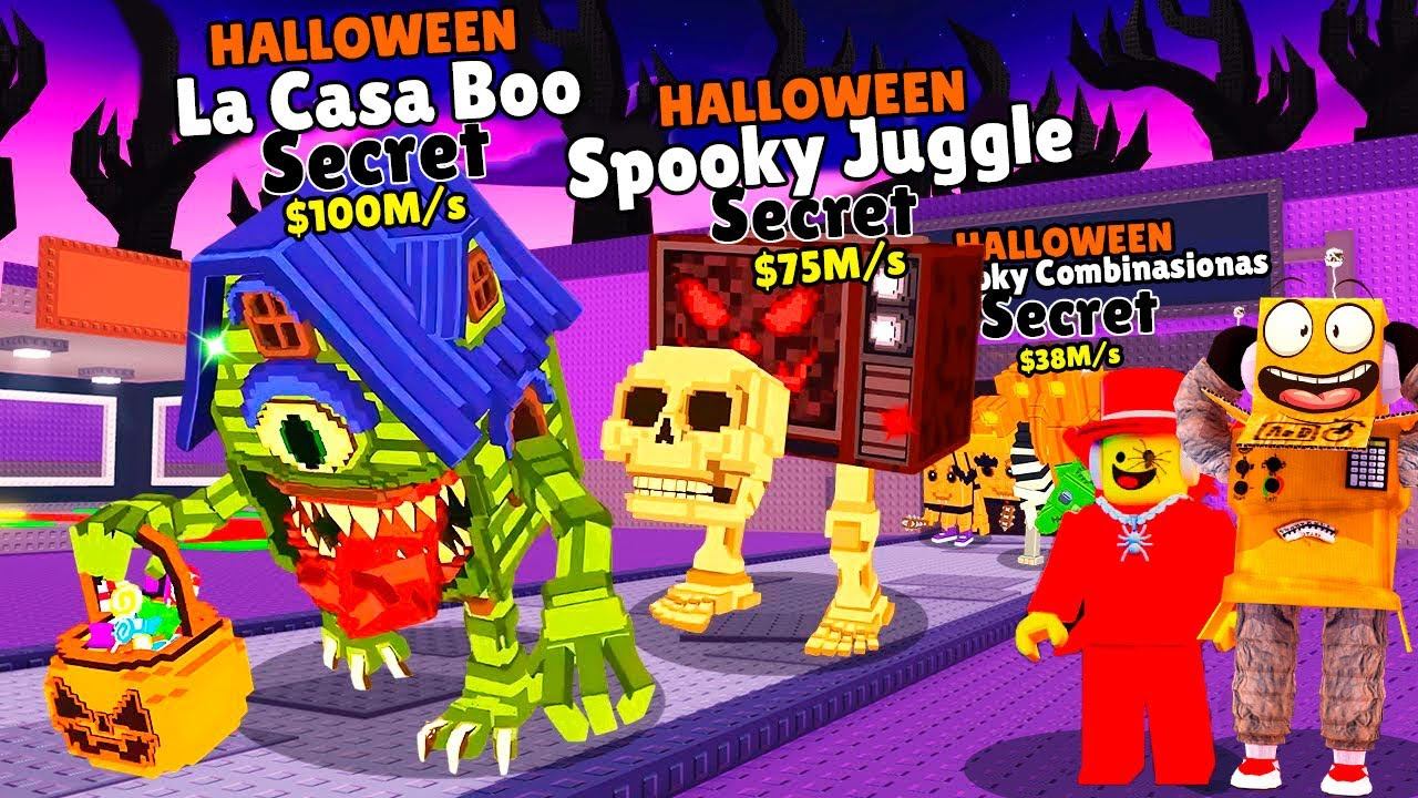 СПУКИ ЛАКИ БЛОК ТУНГ ТУНГ САХУР и ХЭЛЛОУИН ОБНОВЛЕНИЕ в Roblox Steal a Brainrot смотреть онлайн