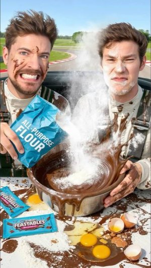 Я Испёк Торт В Гоночной Машине (Мистер Бист | Mr Beast)