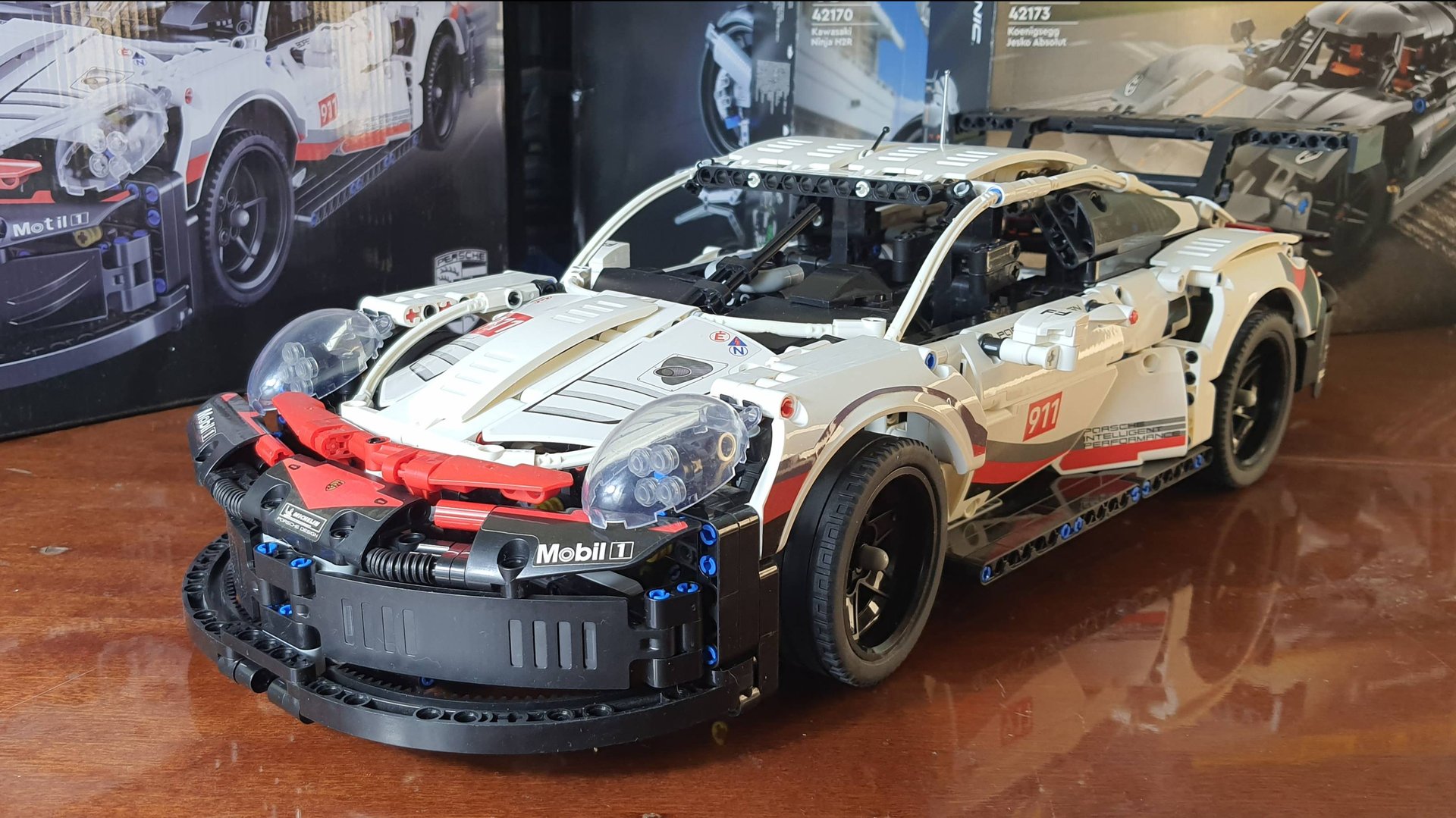 [Не_LEGO] - Полная сборка Реплика 42096 LEGO Porsche 911 RSR