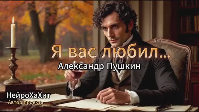 Я вас любил.. - Пушкин смотреть онлайн