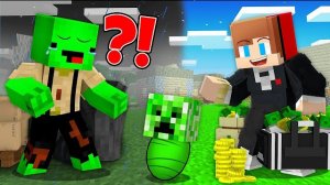 Парни нашли ребенка, что делать? мультфильм про Майнкрафт